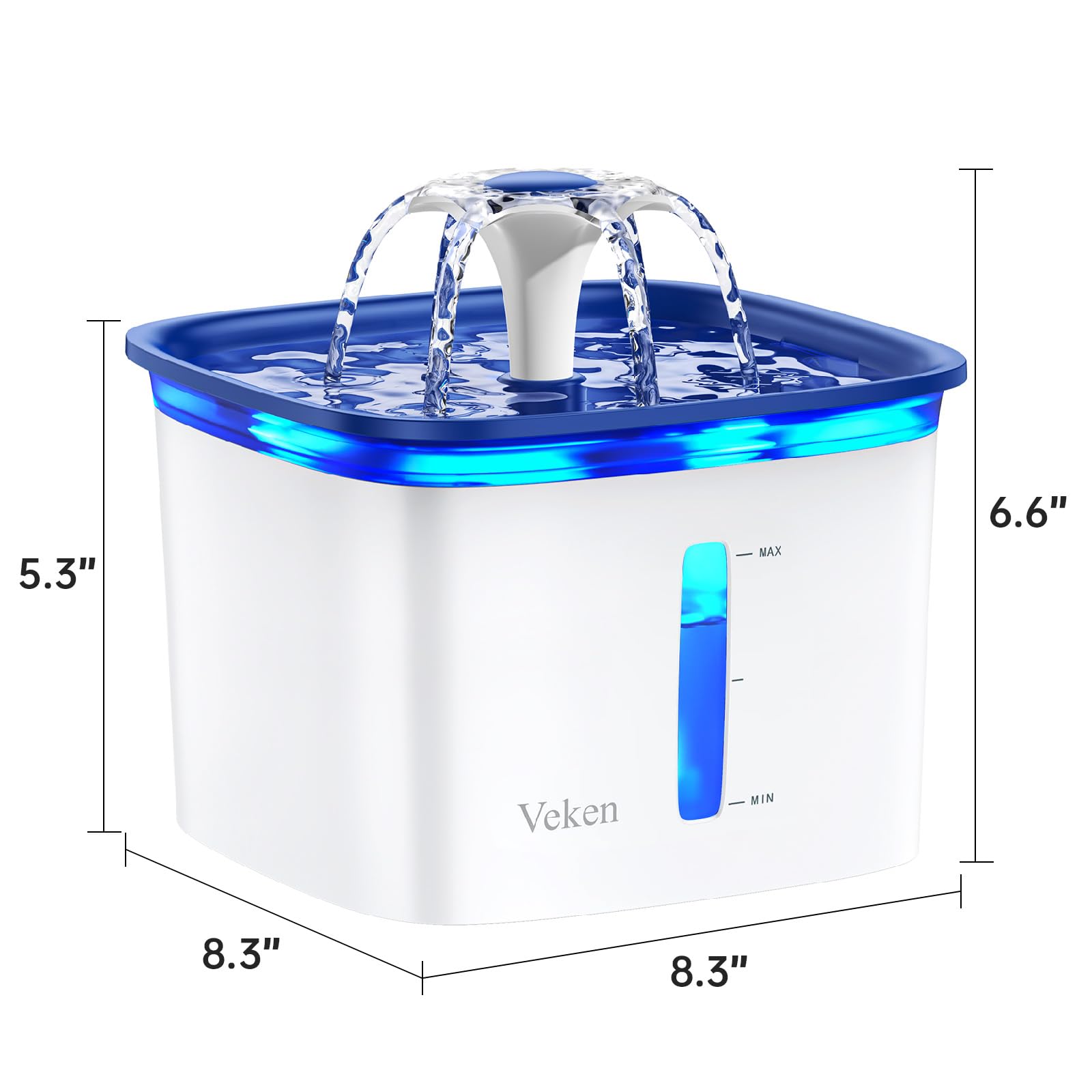 Automatic Cat Water Fountain 2.5L – Flowing Filtered Water to Support Healthier Hydration