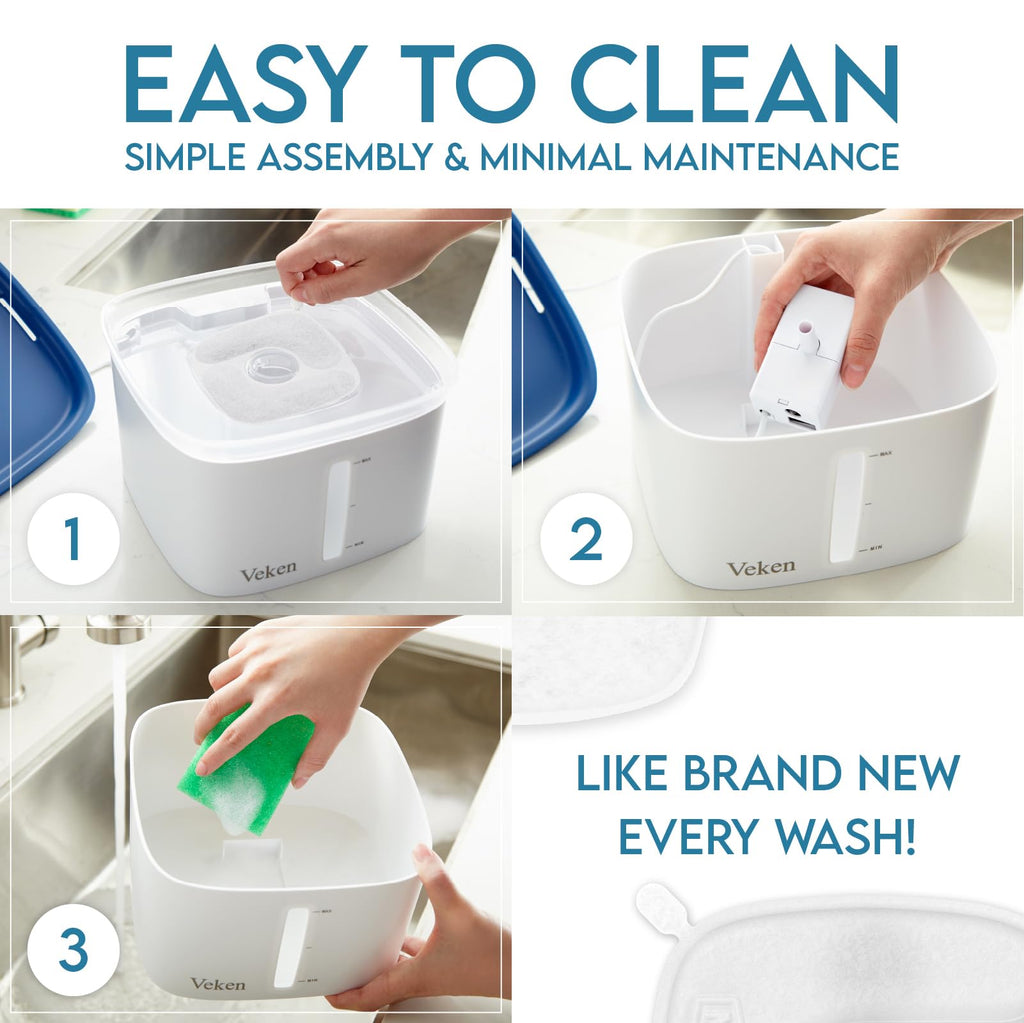 Automatic Cat Water Fountain 2.5L – Flowing Filtered Water to Support Healthier Hydration