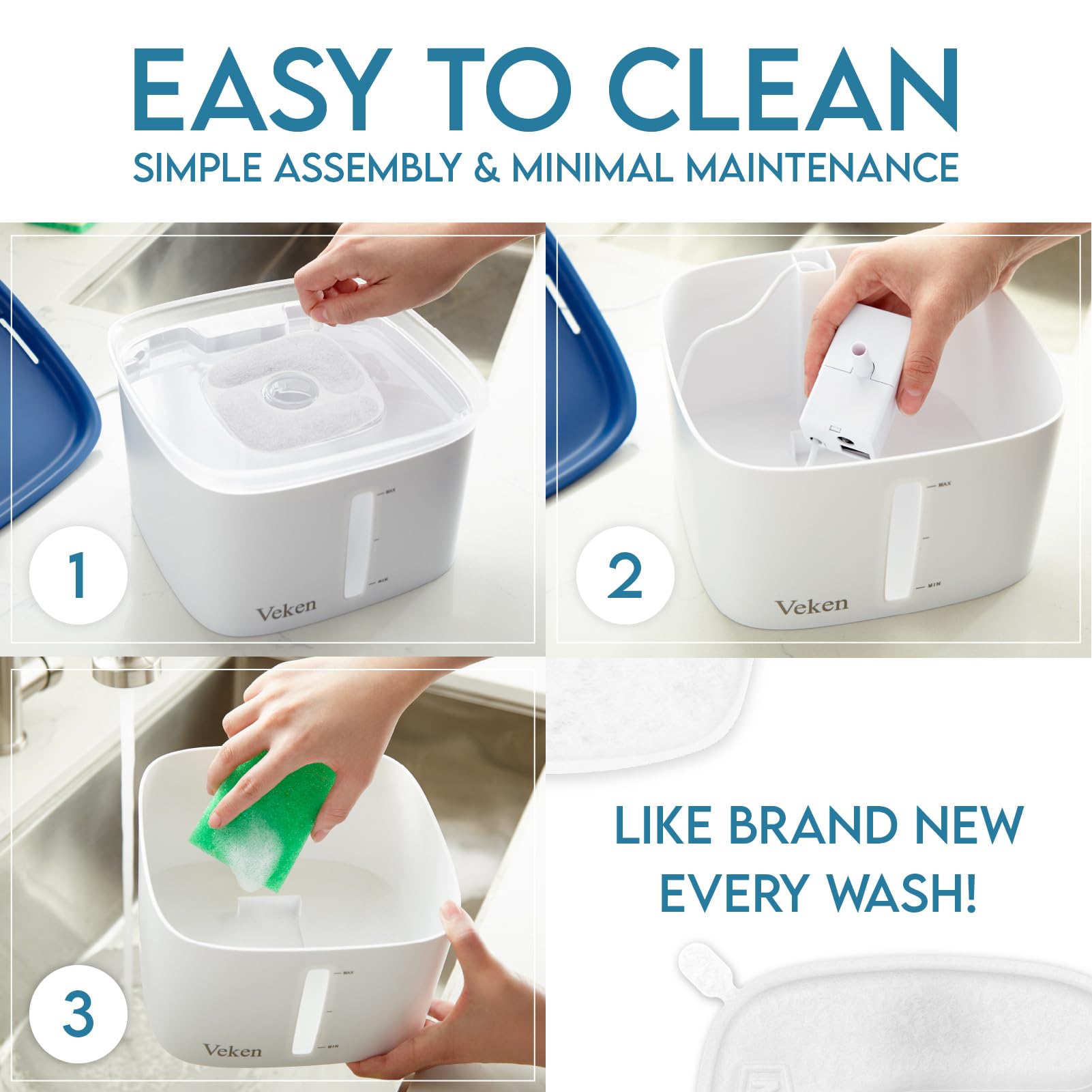 Automatic Cat Water Fountain 2.5L – Flowing Filtered Water to Support Healthier Hydration