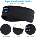 💤🎧 Bluetooth Sleep Headband – Music, Sports & Noise-Cancelling Eye Mask