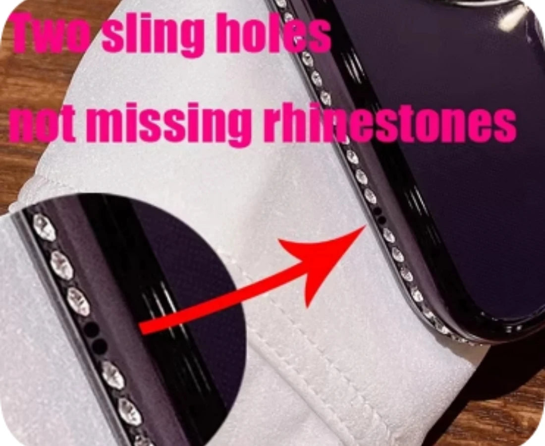 LuxeGlow Mirror MagSafe Glitter Case