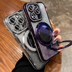 LuxeGlow Mirror MagSafe Glitter Case