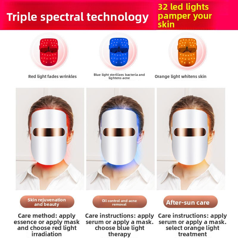 LumiSkin Pro™ – LED Facial Therapy Mask (7-Color Light Therapy)