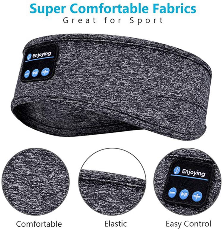 💤🎧 Bluetooth Sleep Headband – Music, Sports & Noise-Cancelling Eye Mask